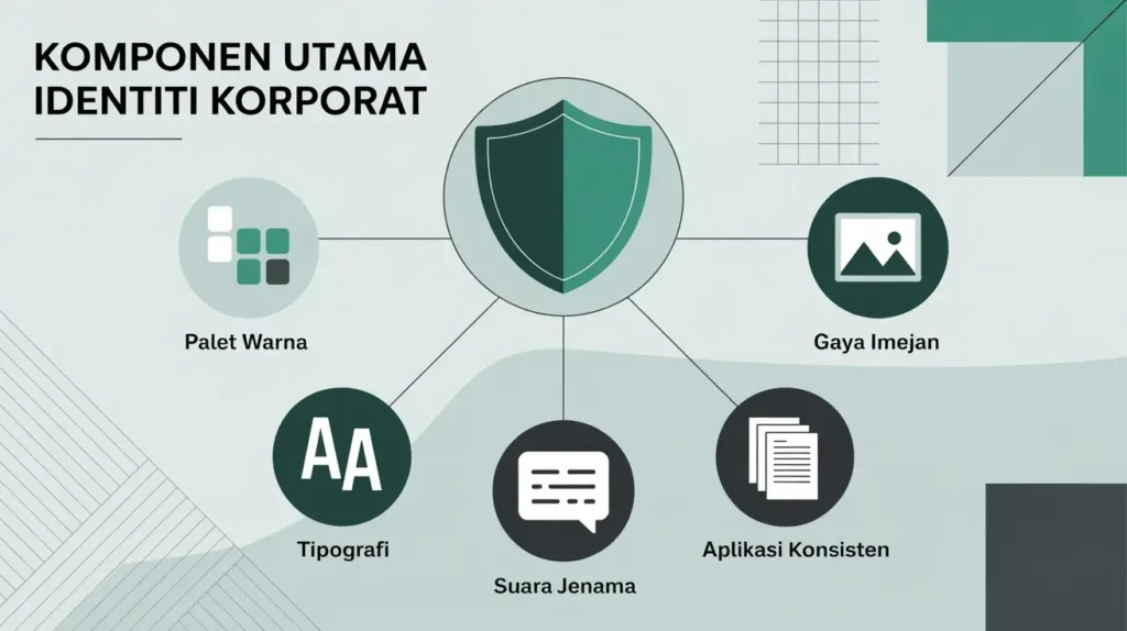 Identiti Korporat: Membina Jenama Profesional yang Dipercayai Pelanggan